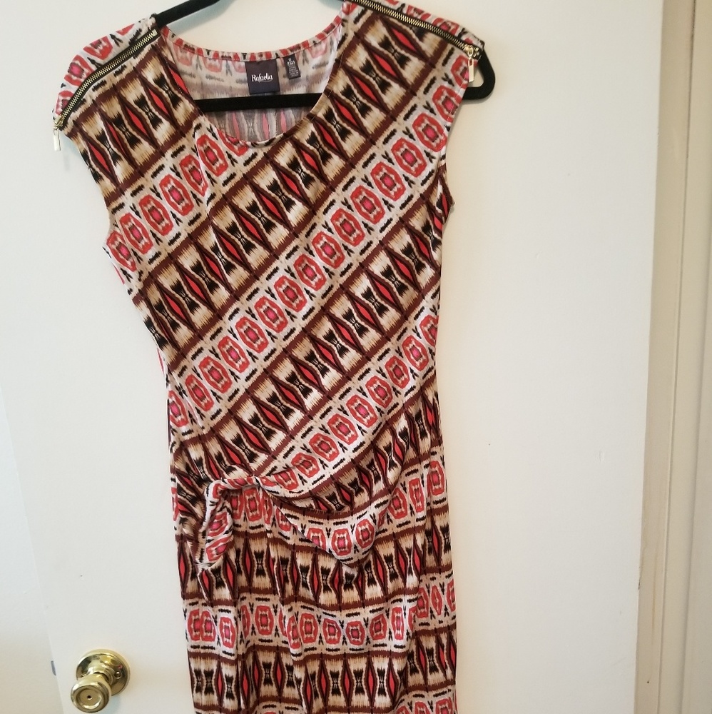 Muti colored dress, sleeveless